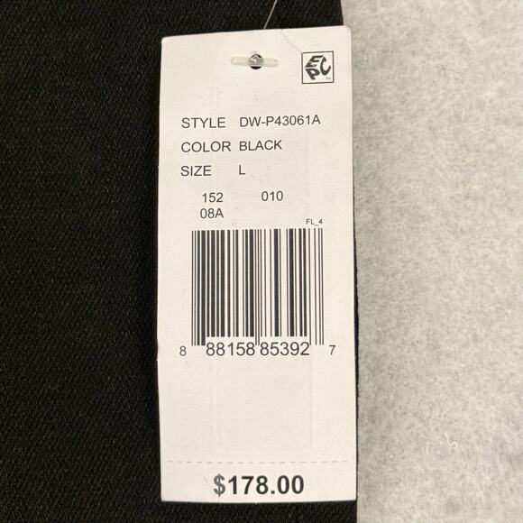 Driftwood Wyatt Jeans Womens L Black Pull On Boho Embroidered Hem Flare Leg NWT - Picture 11 of 14